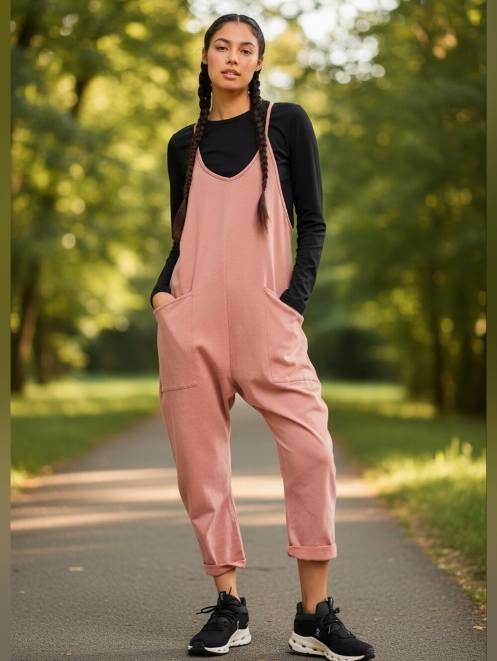 FP Movement by Free People Hot Shot Onsie In Petal Mauve, NWT